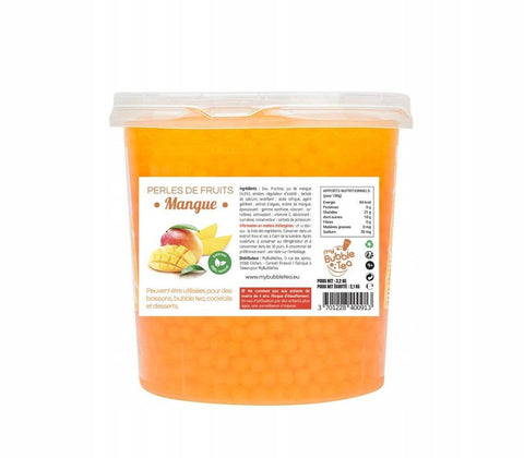 Bubble Tea Fruchtperlen 3,2 kg - Mango