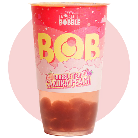 BOB BUBBLE TEA Ready to Drink Sakura Peach 360ml