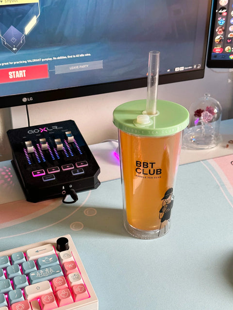 Bubble Tea Set Mango-Fruchtetee für 10 Portionen