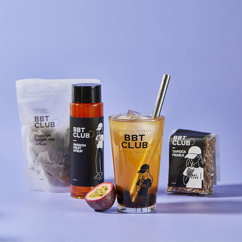 Bubble Tea Set Passionsfrucht-Früchtetee für 10 Portionen